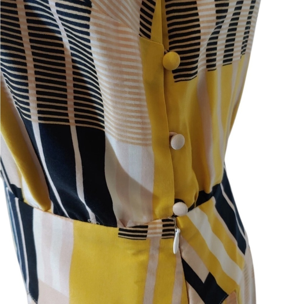 Maeve by Anthropologie "Otta" Multi-Color Silk Blend Dress Size 8 - Picture 8 of 10